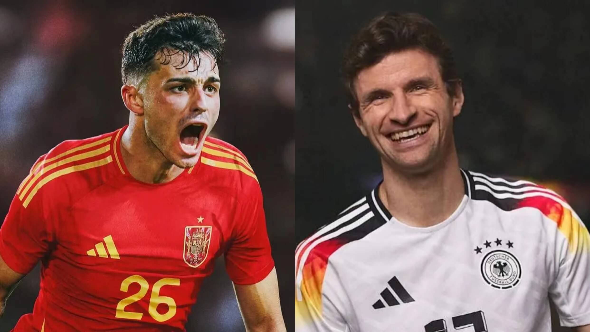 La camiseta ondea al viento para dar la bienvenida a la inauguración de la Copa de Europa 2024